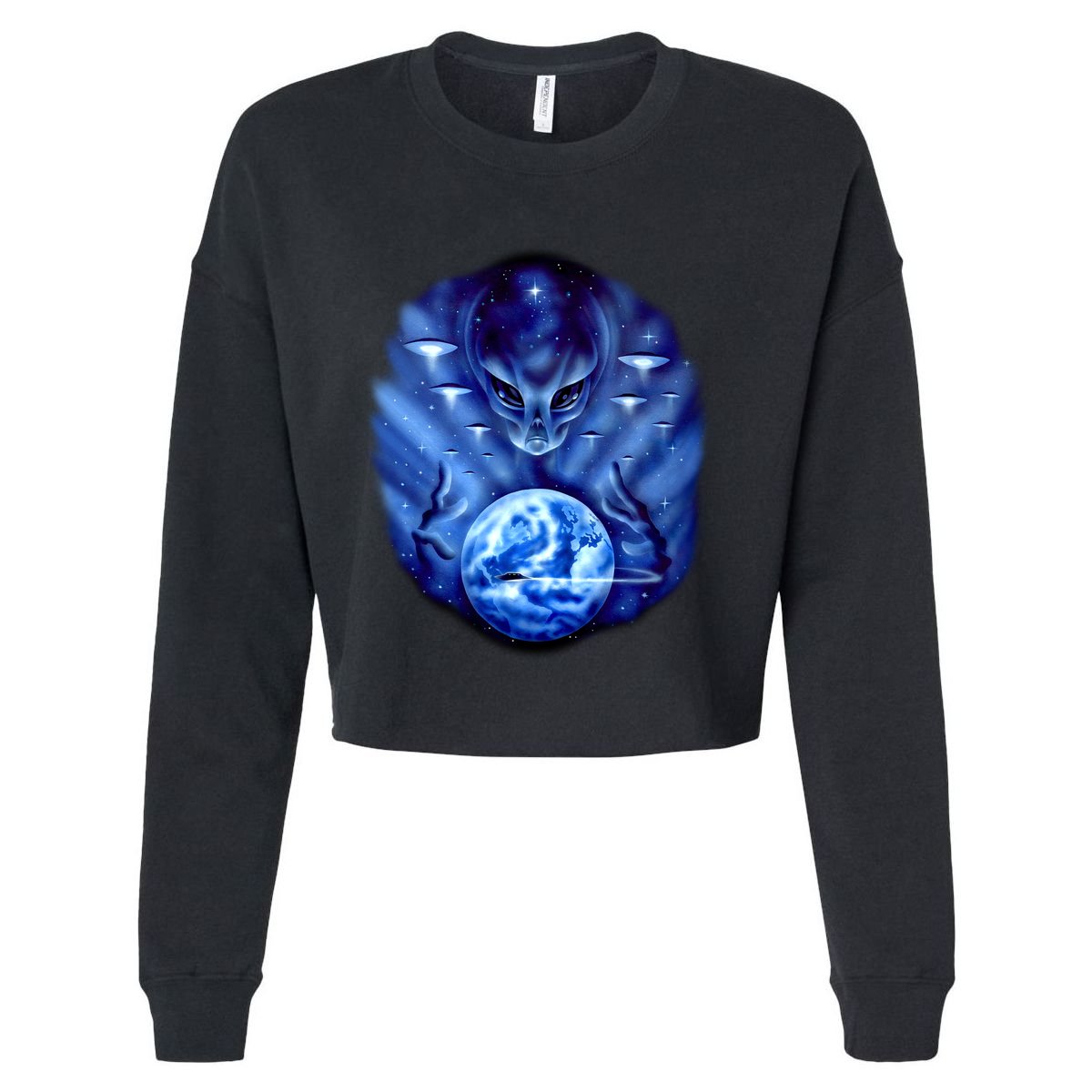 Alien Master Cropped Pullover Crew
