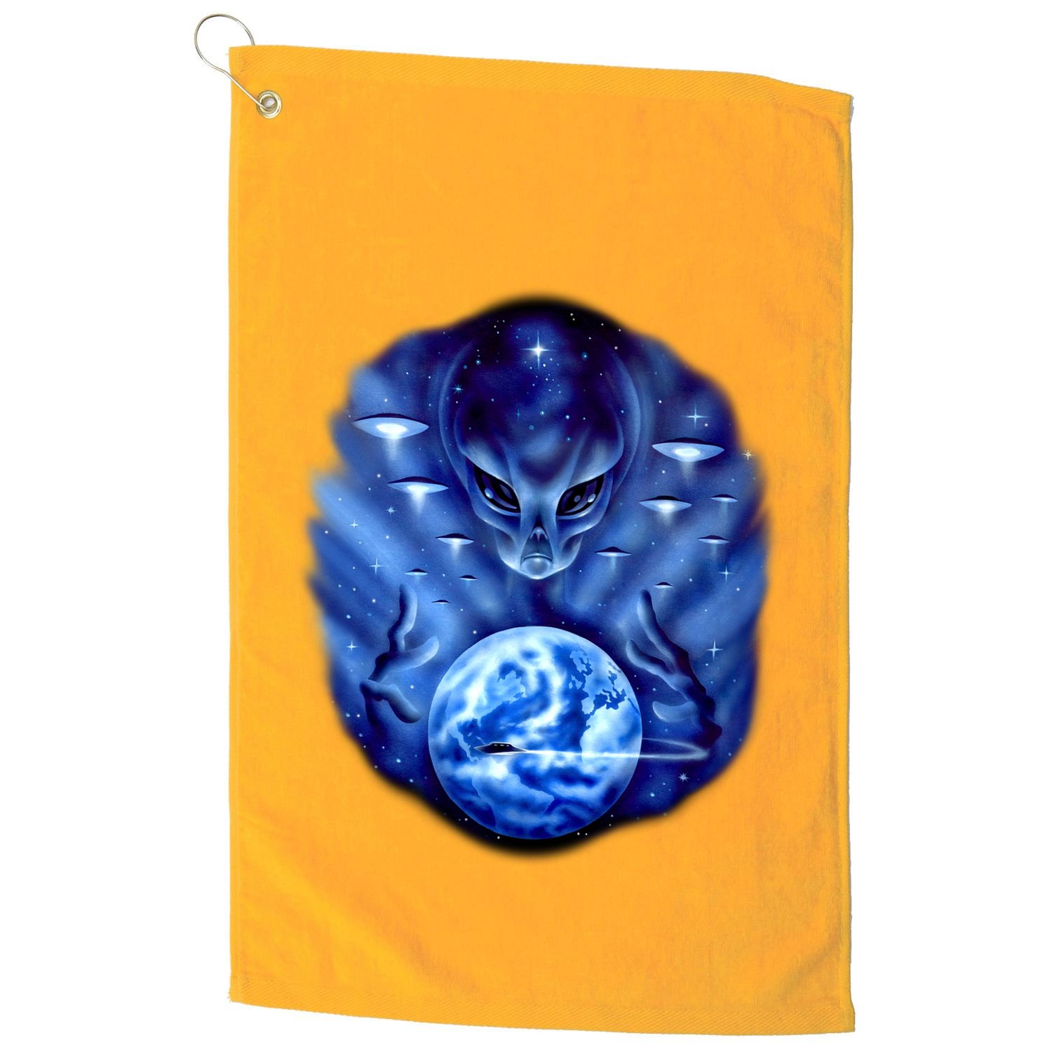 Alien Master Golf Towel