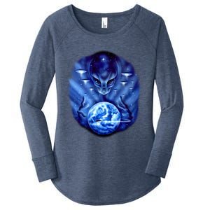 Alien Master Women's Perfect Tri Tunic Long Sleeve Shirt