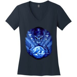 Alien Master Women's V-Neck T-Shirt