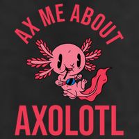 Ax Me About Axolotl 7 Panel Mesh Trucker Snapback Hat