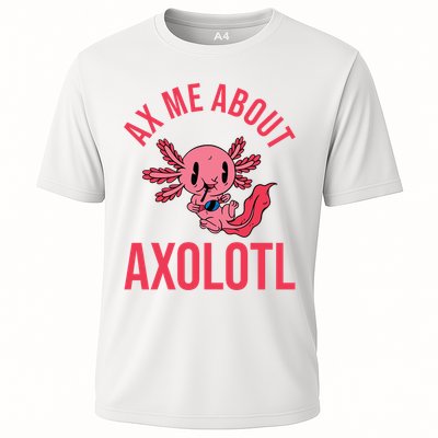 Ax Me About Axolotl Performance Shirt