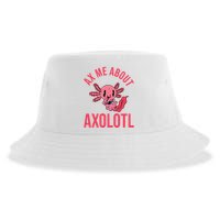 Ax Me About Axolotl Sustainable Bucket Hat