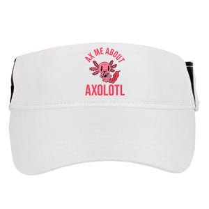 Ax Me About Axolotl Adult Drive Performance Visor