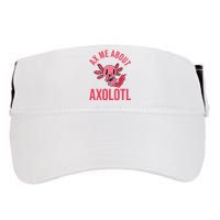 Ax Me About Axolotl Adult Drive Performance Visor