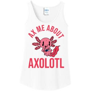 Ax Me About Axolotl Ladies Essential Tank