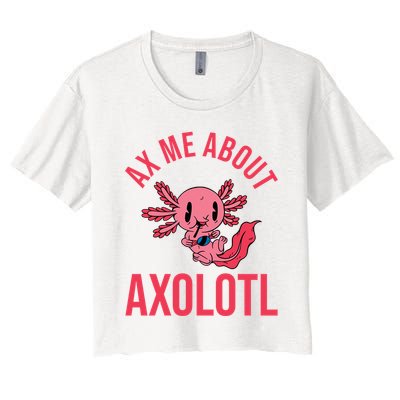 Ax Me About Axolotl Crop Top