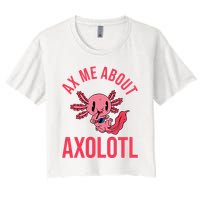 Ax Me About Axolotl Crop Top