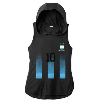 Argentinian Mom Argentina Mommy Mama Argentine Flag Ladies PosiCharge Tri-Blend Wicking Draft Hoodie Tank