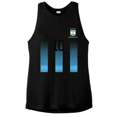 Argentinian Mom Argentina Mommy Mama Argentine Flag Ladies PosiCharge Tri-Blend Wicking Tank