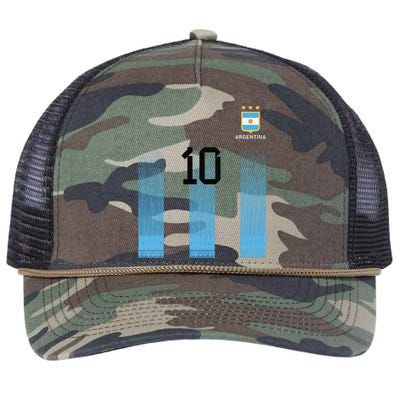 Argentinian Mom Argentina Mommy Mama Argentine Flag Retro Rope Trucker Hat Cap