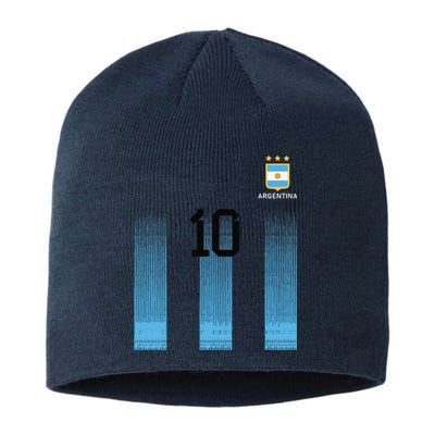 Argentinian Mom Argentina Mommy Mama Argentine Flag Sustainable Beanie