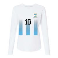 Argentinian Mom Argentina Mommy Mama Argentine Flag Womens Cotton Relaxed Long Sleeve T-Shirt