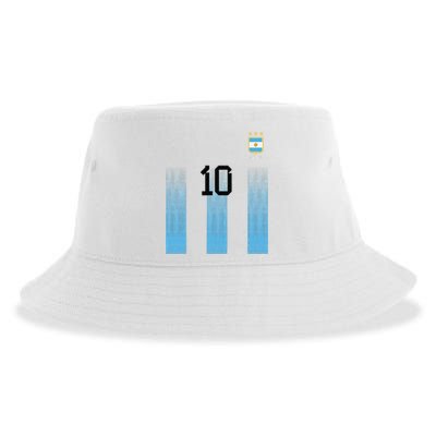 Argentinian Mom Argentina Mommy Mama Argentine Flag Sustainable Bucket Hat