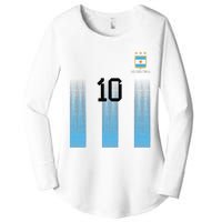 Argentinian Mom Argentina Mommy Mama Argentine Flag Women's Perfect Tri Tunic Long Sleeve Shirt