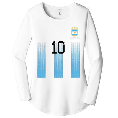 Argentinian Mom Argentina Mommy Mama Argentine Flag Women's Perfect Tri Tunic Long Sleeve Shirt