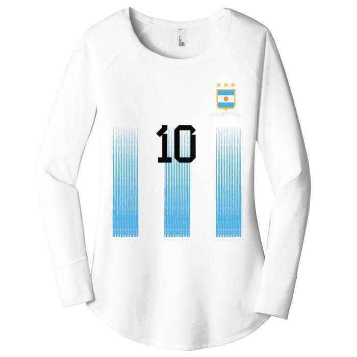 Argentinian Mom Argentina Mommy Mama Argentine Flag Women's Perfect Tri Tunic Long Sleeve Shirt