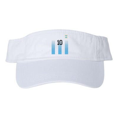 Argentinian Mom Argentina Mommy Mama Argentine Flag Valucap Bio-Washed Visor