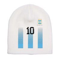 Argentinian Mom Argentina Mommy Mama Argentine Flag Short Acrylic Beanie