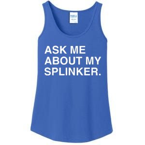 Ask Me About My Splinker Ladies Essential Tank