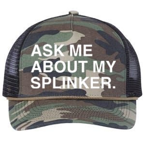 Ask Me About My Splinker Retro Rope Trucker Hat Cap