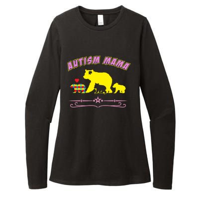 Autism Mama Autism Awareness Gift Womens CVC Long Sleeve Shirt