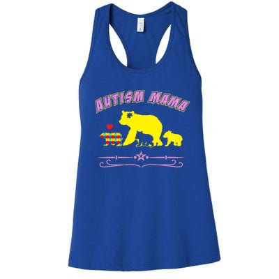 Autism Mama Autism Awareness Gift Women's Racerback Tank