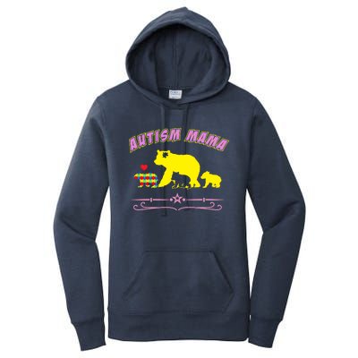 Autism Mama Autism Awareness Gift Women's Pullover Hoodie