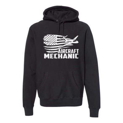 Aircraft Mechanic - Aviation Airplane Maintenance Engineer Premium Hoodie