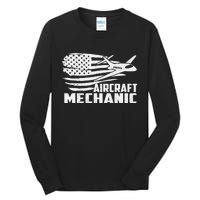 Aircraft Mechanic - Aviation Airplane Maintenance Engineer Tall Long Sleeve T-Shirt