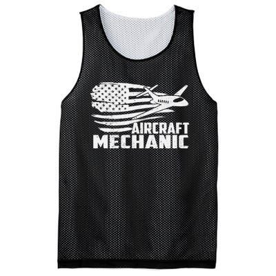 Aircraft Mechanic - Aviation Airplane Maintenance Engineer Mesh Reversible Basketball Jersey Tank