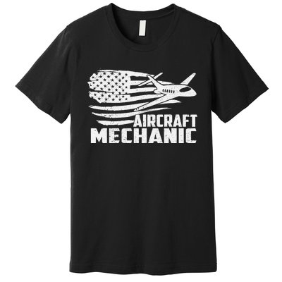 Aircraft Mechanic - Aviation Airplane Maintenance Engineer Premium T-Shirt