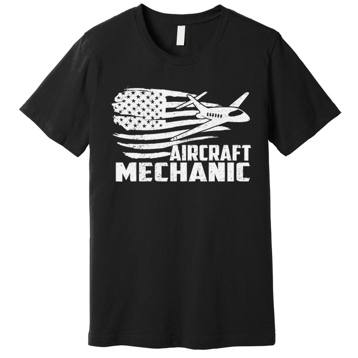 Aircraft Mechanic - Aviation Airplane Maintenance Engineer Premium T-Shirt