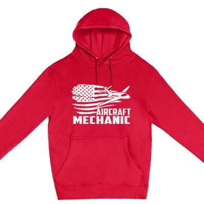 Aircraft Mechanic - Aviation Airplane Maintenance Engineer Premium Pullover Hoodie