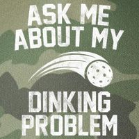 Ask Me About My Dinking Problem Sport Legacy Tie Dye Trucker Hat