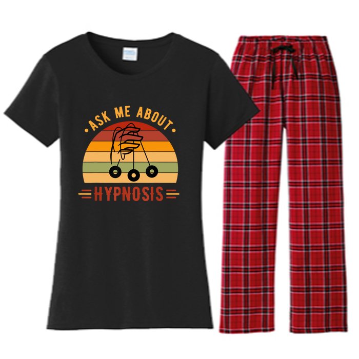 Ask Me About Hypnosis Gift Women's Flannel Pajama Set