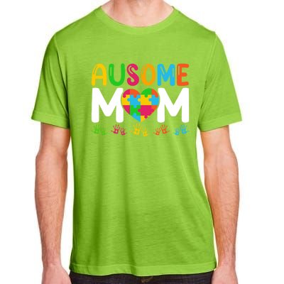 Ausome Mom Autism Great Gift Adult ChromaSoft Performance T-Shirt