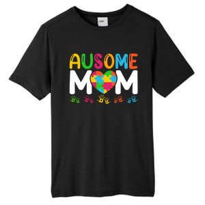 Ausome Mom Autism Great Gift Tall Fusion ChromaSoft Performance T-Shirt