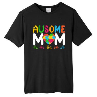 Ausome Mom Autism Great Gift Tall Fusion ChromaSoft Performance T-Shirt