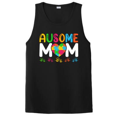 Ausome Mom Autism Great Gift PosiCharge Competitor Tank