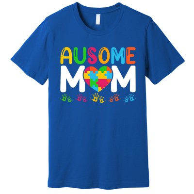 Ausome Mom Autism Great Gift Premium T-Shirt