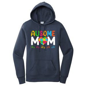 Ausome Mom Autism Great Gift Women's Pullover Hoodie