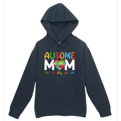 Ausome Mom Autism Great Gift Urban Pullover Hoodie