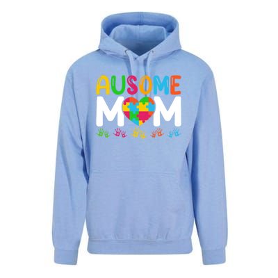 Ausome Mom Autism Great Gift Unisex Surf Hoodie