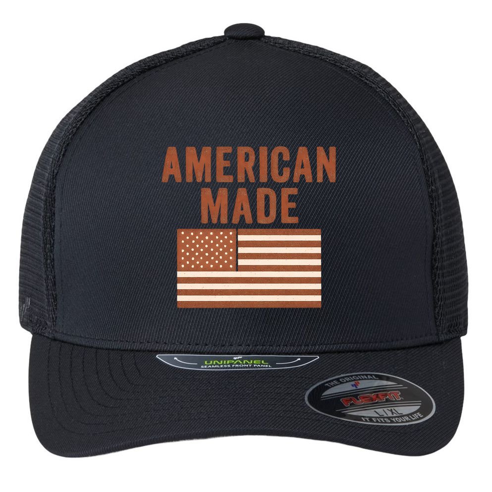 American Made Flexfit Unipanel Trucker Cap