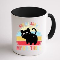 Ask Me About My Butthole Funny Cat Butt TShirt Mug