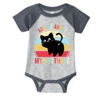 Ask Me About My Butthole Funny Cat Butt TShirt Infant Baby Jersey Bodysuit