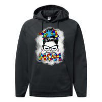 Autism Mom Performance Fleece Hoodie