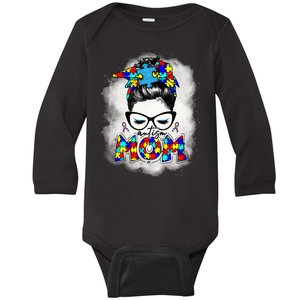 Autism Mom Baby Long Sleeve Bodysuit