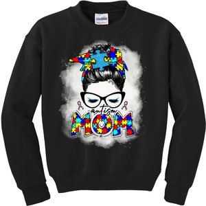 Autism Mom Kids Sweatshirt